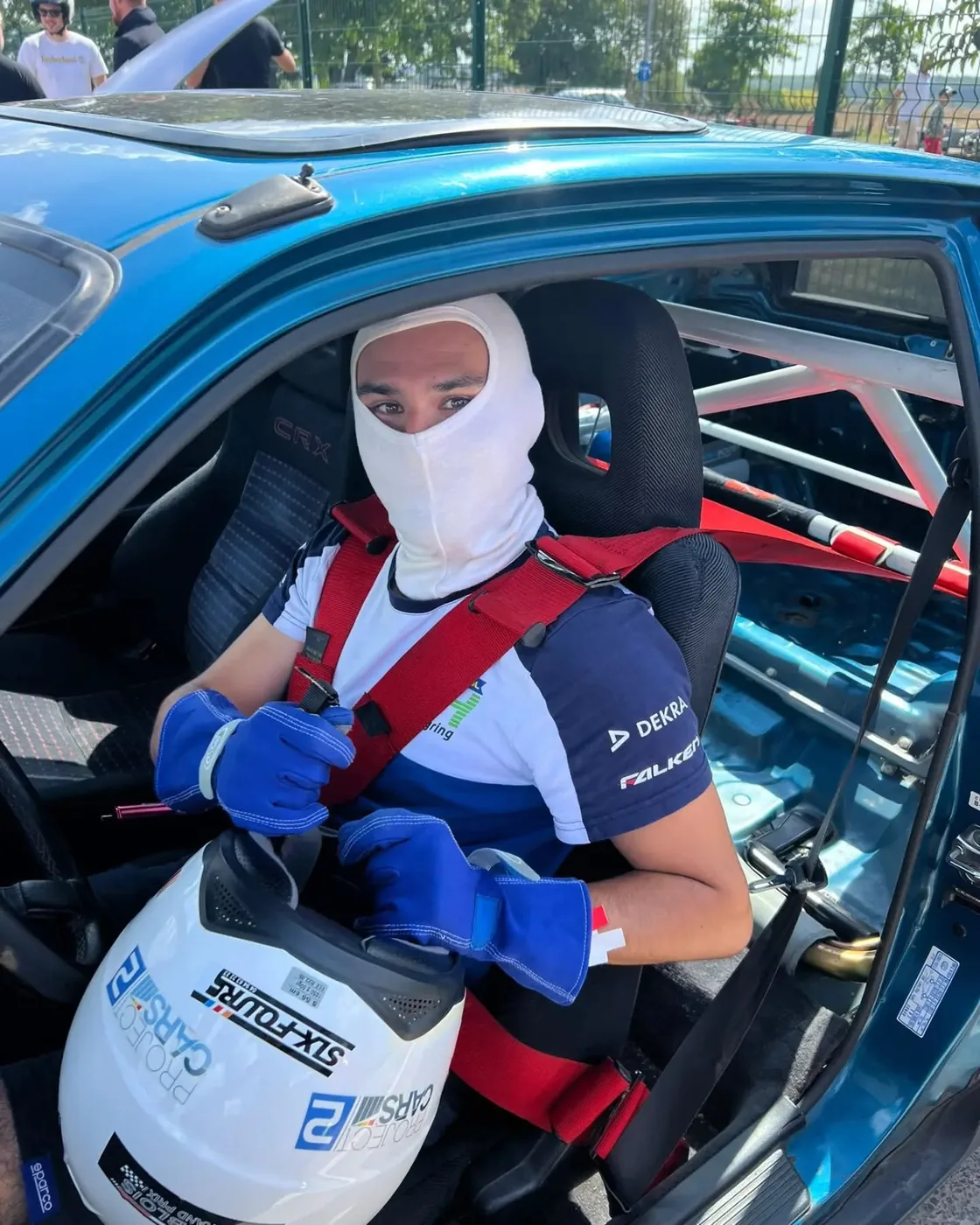 Honda CRX préparée pour le circuit